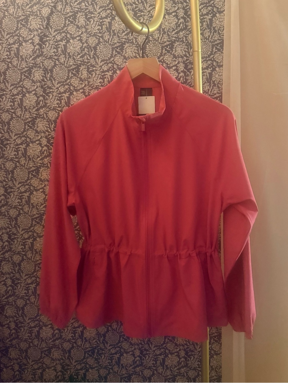 All in Motion Pink Cinched-Waist Athletic Jacket Size M NWT